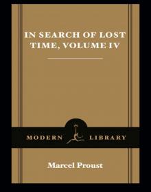 In Search of Lost Time, Volume IV