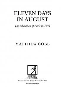 Eleven Days in August Read online