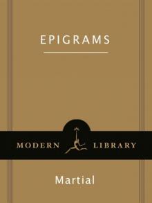 Epigrams (Modern Library Classics)