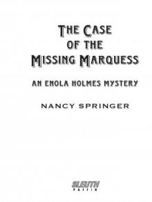 The Case of the Missing Marquess Read online