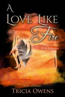 A Love Like Fire: High Fantasy M/M Romance (Juxtan Book 1) Read online
