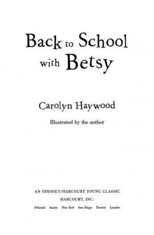 Back to School with Betsy Read online