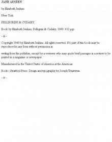 Microsoft Word - Copy of Jane Austen by Elizabeth Jenkins.doc Read online