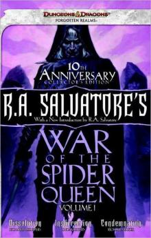 R.A. Salvatore's War of the Spider Queen: Dissolution, Insurrection, Condemnation