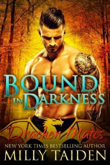 Bound in Darkness: Paranormal BBW Shapeshifter Dragon Romance (Drachen Mates Book 2)