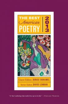 The Best American Poetry 2013 Read online