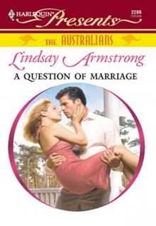 A Question of Marriage Read online