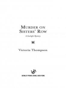 Murder on Sisters' Row Read online