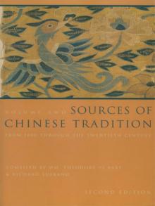 Sources of Chinese Tradition, Volume 2 Read online