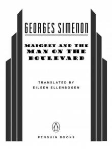Maigret and the Man on the Boulevard Read online