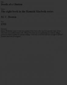 Hamish Macbeth 08 (1993) - Death of a Glutton Read online