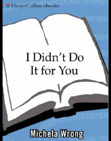 I Didn't Do It for You Read online