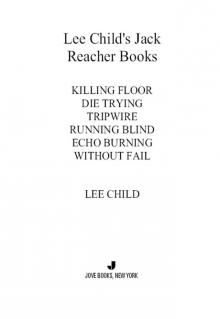 Lee Child's Jack Reacher Books 1-6 Read online