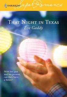 That Night in Texas Read online