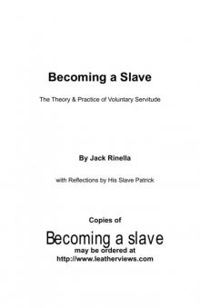 Becoming A Slave Read online