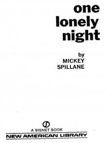 One Lonely Night Read online