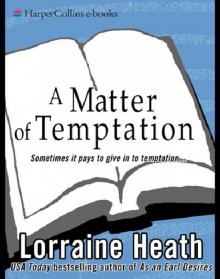 A Matter of Temptation Read online