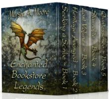 Enchanted Bookstore Legends (5-book complete epic fantasy romance box set) Read online