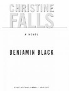 Christine Falls: A Novel Read online