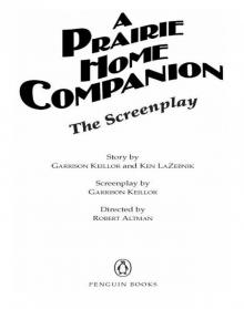 Prairie Home Companion, A (movie tie-in) Read online