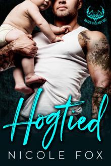 HOGTIED: A Dark Bad Boy Baby Romance (Satan's Chaos MC) Read online