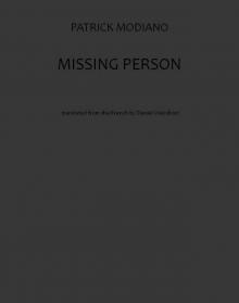 Missing Person Read online