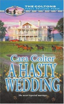 A Hasty Wedding Read online