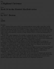 Hamish Macbeth 16 (1999) - A Highland Christmas Read online