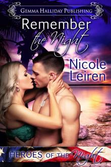Remember the Night: a Heroes of the Night military romance novel Read online
