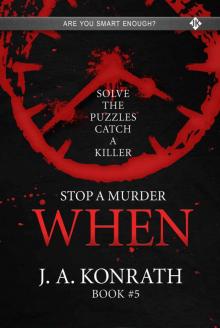 STOP A MURDER - WHEN (Mystery Puzzle Book 5) Read online