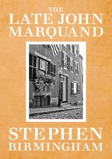 The Late John Marquand Read online