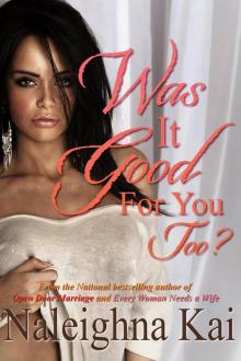 Was it Good for You Too? Read online