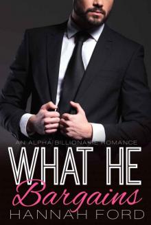 What He Bargains (What He Wants, Book Nineteen)