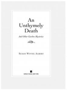 An Unthymely Death Read online