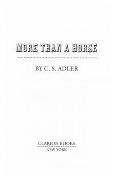 More Than a Horse Read online