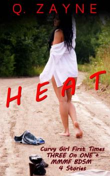 Heat: Curvy First Times (Three on One BDSM Book 1) Read online