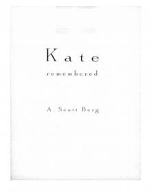 Kate Remembered Read online