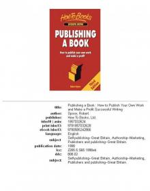 Publishing a Book
