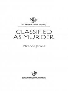 Classified as Murder Read online