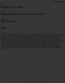Hamish Macbeth 22 (2006) - Death of a Dreamer Read online