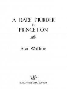 A Rare Murder In Princeton