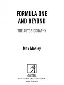 Formula One and Beyond Read online