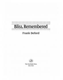Bliss, Remembered Read online